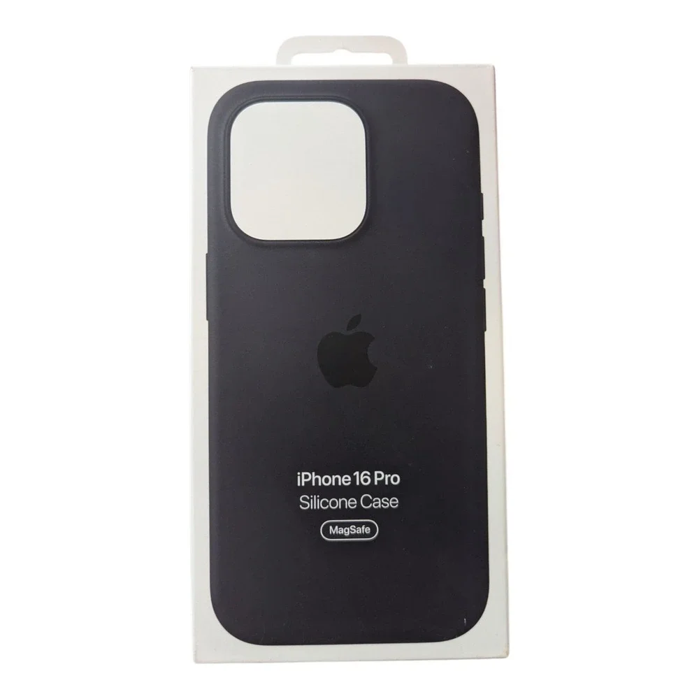 H9-O Apple Silicone Case with MagSafe for‎ iPhone 16 Pro - Black
